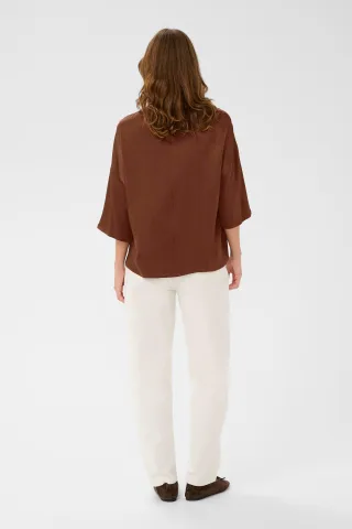 Kurzarm-Bluse SLMirabella Kurzarm-Bluse Lockere Passform