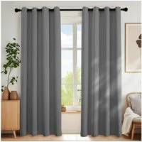 Simloveve Verdunkelungsvorhang 2er-Set Gardinen Blickdichte Thermo Vorhang 260g/m² (2 St), Ösen, blickdicht, Polyester, Kälteschutz Warm Abdunkelnd, einfarbig, verschiedene Größen