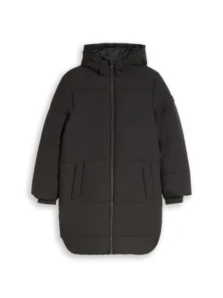 tom tailor kids - Puffer-Mantel mit abnehmbarer Kapuze Coal Mine Grey - Gr. - 164