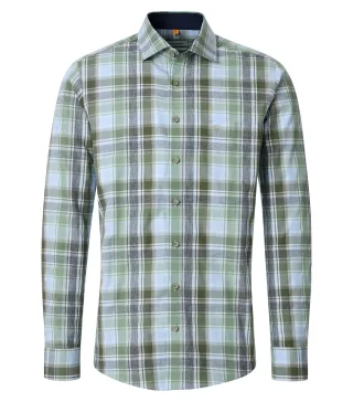 REDMOND - Freizeithemd grün - Gr. - 5XL