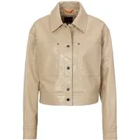 BOSS ORANGE Kurzblazer Jelt Premium Damenmode cropped