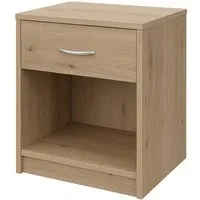 HTI-Line Nachtkommode Nachtschrank Nina mit Schublade (Stück, 1 Nachtschrank), Nachttisch Nachtkommode Nachtkonsole