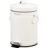 eluno Kosmetikeimer VINTAGE, Treteimer 3 Liter aus Metall