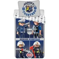 Playmobil Kidswear Kinderbettwäsche Kuschelige Bettwäsche Baumwolle, 140x200 cm & 70x90 cm