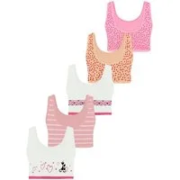 LOREZA Bustier 5er Set MÃ¤dchen Bustier BH - Mix - Bunt (Set, 5-tlg., 5er-Pack)