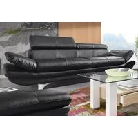 COTTA Polstergarnitur Enterprise, (Set), Set bestehend aus: 3-Sitzer mit Arm- & Kopfteilverstellung & Hocker