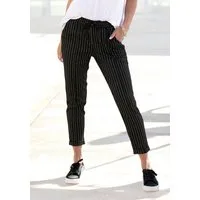 Vivance by Lascana Jogger Pants aus bequemen Stretchstoff mit Streifen, Schlupfhose, Stretch, Sommer, Schlupfhose