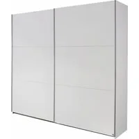 rauch Schwebetürenschrank Kleiderschrank Schrank Garderobe Wäscheschrank Schlafzimmer BORBA (Breiten 218/260 cm, Höhe 210 cm) optional mit Absetzung in Graumetallic MADE IN GERMANY