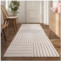 Teppium Teppich Boho Design, Rechteckig, Höhe: 20 mm, Kurzflor Boho Teppich Weich Anti-Rutsch Rückseite Waschbar