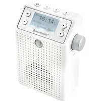 Soundmaster Steckdosenradio DAB60WE Radio (Freisprechfunktion, Inkl. Mikrofon, spritzwassergeschützt)