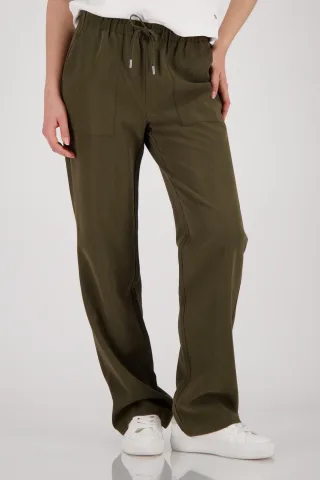 monari - Wide Leg Schlupfhose olive - Gr. - 38