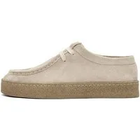 Derimod Maskuline Schuhe aus Veloursleder Schnürschuh Echtes Wildleder, Textilfutter, Thermosohle, Geschnürtes Schlupfmodell