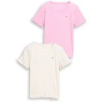 TOM TAILOR Langarmshirt T-Shirt (im 2er Pack) Ripp T-Shirt im 2er-Pack