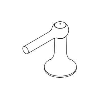 hansgrohe Griff Axor Terrano Warmwasserseite 37295000 chrom