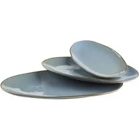 MÄSER Servierplatte Nottingham, Servierplatten-Set, Steinzeug, Steinzeug, (Set, 3-tlg)
