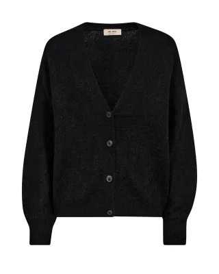 MOS MOSH - MMThora V-Neck Knit Cardigan black - Gr. - XS
