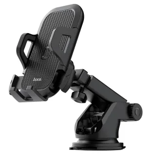 HOCO CA76 Universal Car Phone Holder Adjustable GPS Mount Stand for iPhone 16 16 Pro 15 14 13 Pro Max for Huawei Mate XT