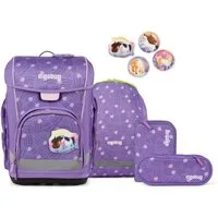 ergobag Schulranzen ergobag cubo light Schulranzen-Set PonyBäradies