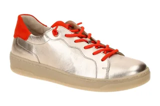 Gabor 63.342.62 Damen Slipper Gold-Puder/Pumpkin Sportliche Halbschuhe mit Gu...