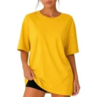Reichstadt Oversize-Shirt Oversized Kurzarmshirt 24RSW058 in kräftigen Farben