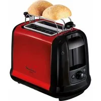 Moulinex Toaster LT261D Subito, 2 kurze Schlitze, für 2 Scheiben, 850 W, Anhebevorrichtung, 7 Bräunungsstufen, Krümelschublade