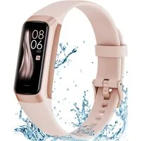 Futicare Fitness-Tracker Smartwatch mit 24/7 Herzfrequenz- & Blutsauerstoffmessung (Schlafmonitor, 1,1" AMOLED Touchscreen, 25 Sportmodi, Schrittzähler & IP68 wasserdicht für Damen & Herren)