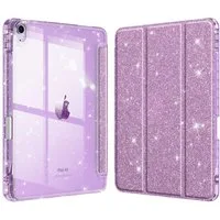 Fintie Tablet-Hülle für iPad Air 11'' M4/M3/M2(2026/2025/2024), iPad Air 5/4 Gen 2022/2020 10,9 Zoll, dünne stoßfeste Case mit Stifthalter, glänzend transparenter Rückseite