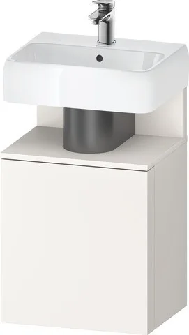 Duravit Qatego Waschtischunterbau wandhängend Weiß Supermatt 440x350x645 mm - QA4076L84840000 QA4076L84840000
