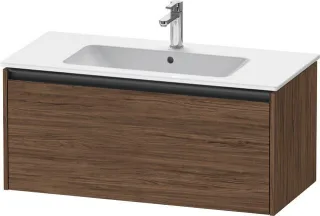 Duravit Ketho.2 Waschtischunterbau wandhängend Nussbaum dunkel Matt 1010x480x440 mm - K2506402121000 K25064021210000