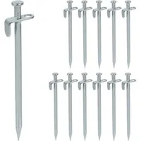 relaxdays Zelthering Felsbodenheringe 12er Set, (12-St)