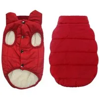 Ledander Hundemantel Fleece Hundejacke für Winter kaltes Wetter, Hundejacke Winterweste, Für Hunde in verschiedenen Größen,Wintermantel Mantel Hund