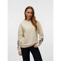 Vero Moda Sweatshirt VMKAROL BEA LS SWEAT BOX JRS GA mit Blumendruck