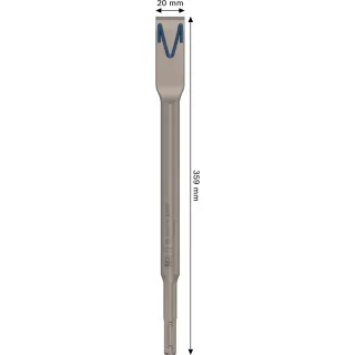 Bosch EXPERT SDS plus-8C Flachmeißel, 20 x 250 mm, 5-Stück - 2608901699