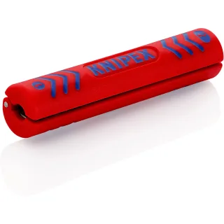 KNIPEX Abisolierwerkzeug für Koaxialkabel universal 100 mm - 1660100SB