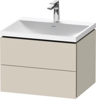 Duravit L-Cube c-shaped Set wandhängend Taupe Supermatt 600x480x480 mm - LC6950O83830000 LC6950O83830000