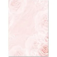 LYSCO Briefpapier Motivpapier Sträuße aus Rosen DIN A4, gut beschreibbar, rosige Atmosphäre, für alle Drucker geeignet.