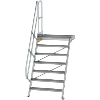 Munk Treppe mit Plattform 60° Stufenbreite 1000 mm - 600407