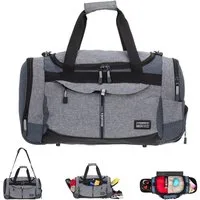 Alessandro Salvatore Sporttasche Damen Gym Mate 724, Reisetasche Sport Tasche Schuhfach Vortasche 55 cm 45 L