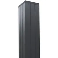 GartenLand Zaunpfosten Aluminium Steckzaunpfosten für Steckzäune, (68x68x2400 mm, zum Einbetonieren), Aluminium Pfosten