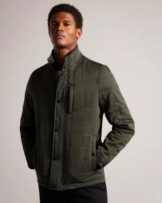 Ted Baker Humber Steppjacke, Khaki
