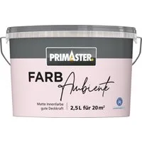 Primaster Wandfarbe Primaster Farbambiente Wandfarbe matt rose 2,5 L