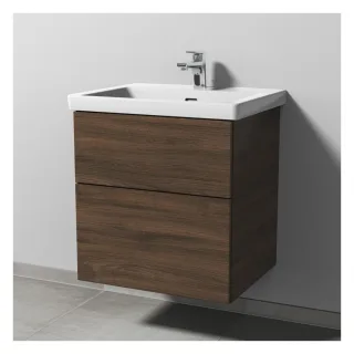 Sanipa 3way Waschtischunterbau zu Villeroy & Boch Subway 3.0 Waschtisch mit 2 Auszügen, Eiche-Arizon SM84680