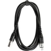 MUSIC STORE Audio-Kabel, Mikrofonkabel XLR, versilberte Kontakte, 3m Kabellänge