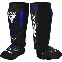 RDX Sports Schienbeinschutz RDX Neopren Schienbein-Spannschutz Rot – IMMAF Zugelassen