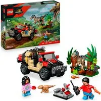 LEGO® Raptor: Verfolgungsjagd mit dem Geländewagen (76972) Konstruktionsspielsteine, (285 St), LEGO Jurassic World, Made in Europe
