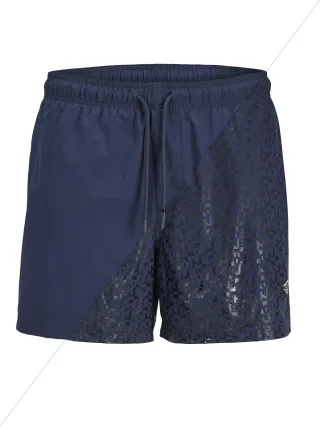 JACK&JONES - JPSTMAUI SPLASH MAGIC SWIM SHORTS REG Navy Blazer - Gr. - M