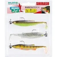 Balzer Kunstköder Balzer Shad 2go Set Barsch 7,5cm 5g - 3 montierte Gummifische im Set