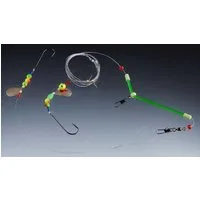 Balzer Vorfachschnur Balzer Brandungssystem 95cm 2 Haken Gr. 1 - Brandungsvorfach, (1-St)
