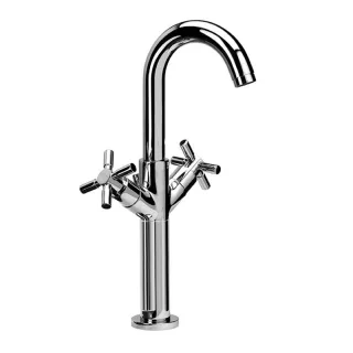 Herzbach LIVING stilo Waschtischarmatur schaft ohne ablauf chrom, 14.953200.2.01 14.953200.2.01