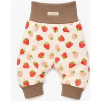 La Bortini Schlupfhose Baby Hose für Neugeborene und Frühchen in creme gemustert aus Baumwolle, 44 46 48 50 56 62 68